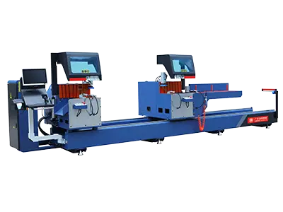 Automatic 45-degree Double Head Aluminum Cutting CNC Machine (Inward)-JH-SJM-550-4500-400